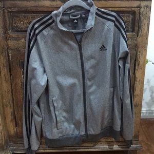 Adidas zip up no hoodie